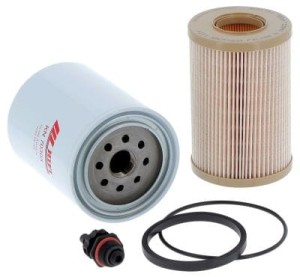 Zestaw filtrów paliwa KN70303 zam. PARKER PFF5551, SK3188-SET; BALDWIN BF7929KIT, DONALDSON P551124,  JOHN DEERE zestaw RE520906; RE523236, FLEETGUARD FK48001