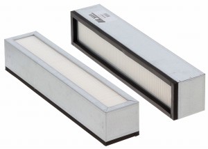 Filtr kabinowy CAT 428D silnik PERKINS , CATERPILLAR 7T3519, FLEETGUARD AF25666 DONALDSON P606083 