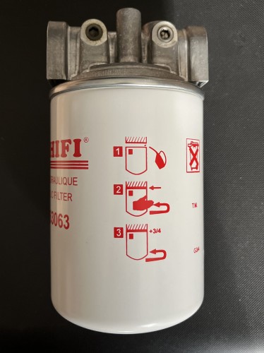 kompletny inline filtr powrotny 3/4 " dokładność 25 mikronów , przepływ 73 l/min