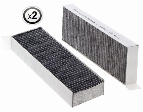 Filtr kabinowy z węglem aktywnym zam. FILTRON K1227A-2X , HENGST E2977LC-2 , KNECHT LAK428/S , MANN CU29003-2