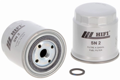 Filtr paliwa SN2  , ZAMIENNIK NIPPARTS J1333003 , MANN WK920/3 , FILTRON PP922 , MAHLE KC59. HIFI SN2