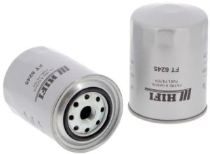 Filtr paliwa FT6245 zam. MANN WK9059,  SF FILTER SK3357, HITACHI 4178800, HITACHI 4S00215, KAWASAKI YZ1132400791, ISUZU 1-13240079-1, Donaldson P552564, DONALDSON P502155,  CASE 156240A1, CASE 289179A1,