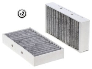 SC5129KITCA Dwa filtry  kabinowe węglowe MERCEDES 4X4 zam. MERCEDES  1668300318,  MERCEDES A1668300318, MAHLE LAK878/S, MANN CUK260282