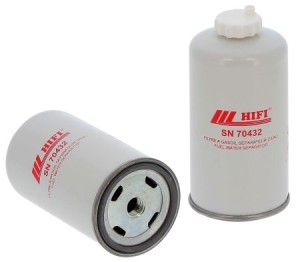 SN70432 Filtr paliwa separator zam.  MANITOU 52685685, ATLAS COPCO 1636304666, KUBOTA 1E78643060. Filtr paliwa kompletny z separatorem SN70432.