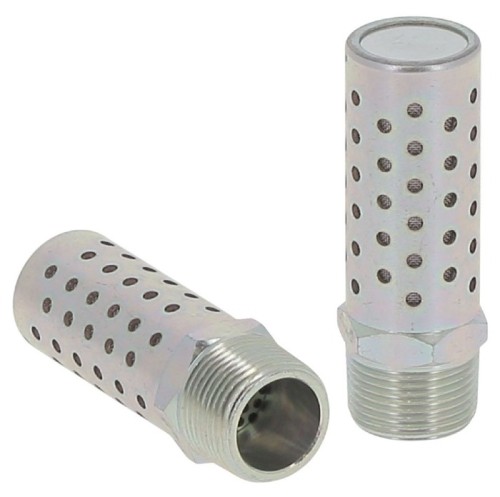 tłumik 1/2 "  stainless steel , INOX 