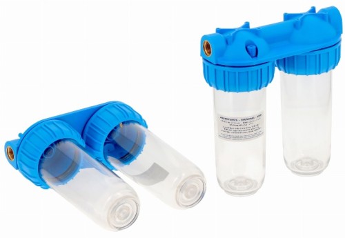 podwójna obudowa filtr wody 3/4" , 8 bar max , filtracja wody nadaje się do wody pitnej filtr