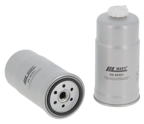 SN40551 Filtr paliwa NEW HOLLAND FX375  ,  HIFI SN40551 , MAHLE KC44 ,  MANN WK82 , FLEETGUARD FS19913