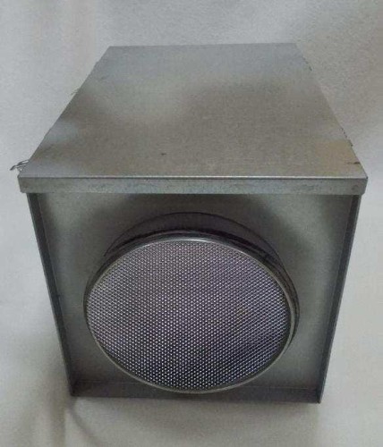 Łapacz iskier kanałowy fi 200 mm do montażu w okrągłych przewodach wentylacyjnych KANAŁOWE ŁAPACZE ISKIER (1)