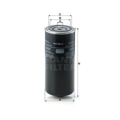 MANN-FILTER WDK 962/14 – filtr paliwa Diesel M16x1.5