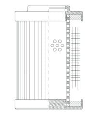 Filtr hydrauliczny FLEETGUARD HF6531 zam. PALL HC2237FDP13H
