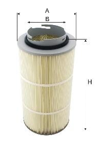 Filtron zamiennik filtr do lakierni proszkowej FILTRON AM482/1 filtr cylindryczny mocowany na bagnety twist