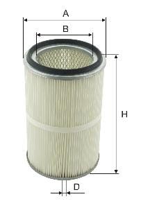 Wkład filtra powietrza piaskarka SANDMASTER PRO filtry do piaskarki ABRA 