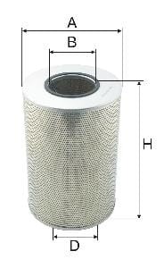 Filtr oleju LOKOMOTYWY BUMAR-FABLOK, CEGIELSKI, WO60-271, WO60-270/15, VOKES B 6360230 , HIFI SO42100