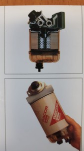 kompletny filtr paliwa separator RACOR 445R10 przepływ 170 l/h przyłącza  3/8" 18 nptf